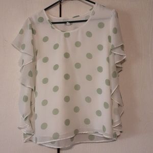 Women's polka-dot blouse